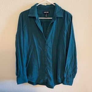 Lands' End Teal Green Shirt